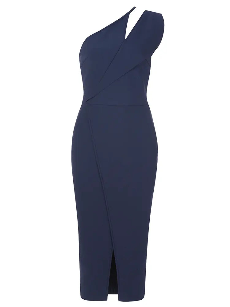 Asymmetrical Bandage Evening Dress Newgew Dresses