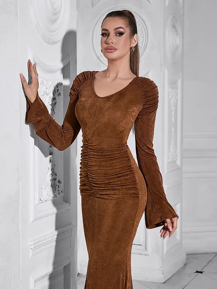 Long Sleeve Mermaid Dress Newgew Dresses