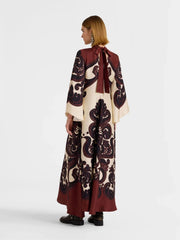 Grenadilla Print Satin Dress Newgew Dresses