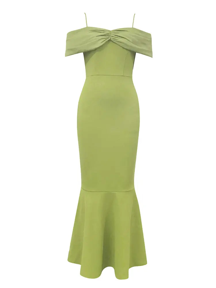 Chic Strappy Tiered Evening Dress Newgew Dresses
