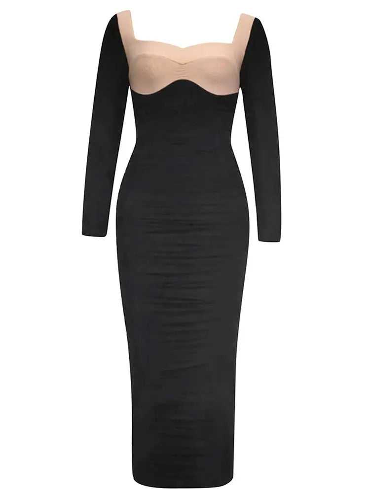 Lace Button Fish Tail Dress Newgew Dresses