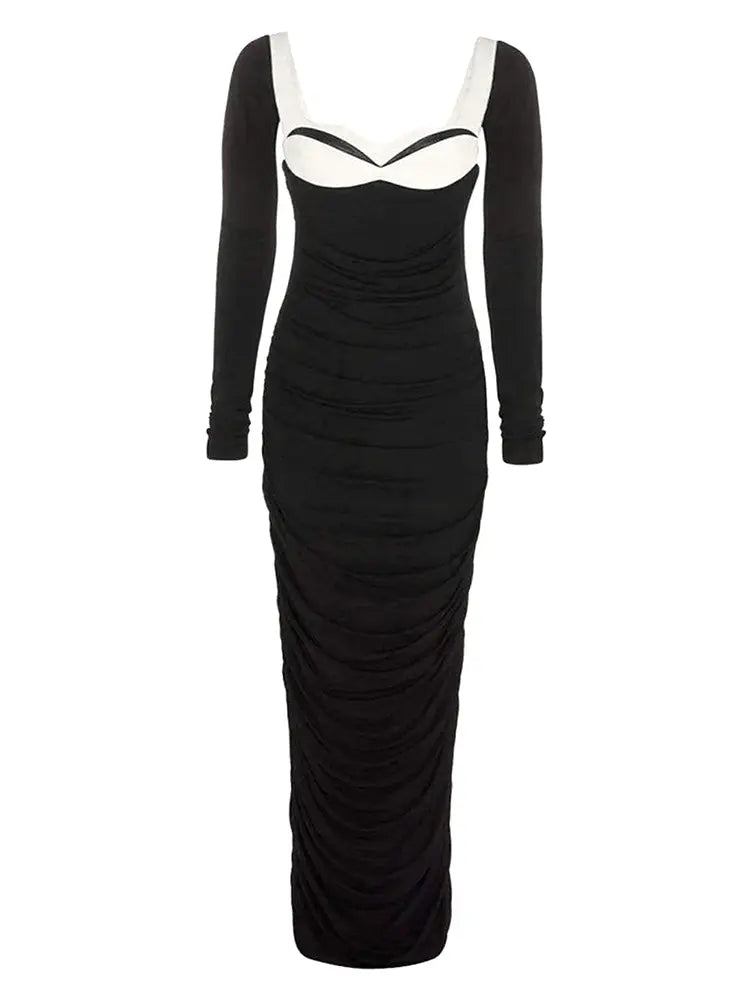 Fashion Strapless Long Sleeve Dress Newgew Dresses