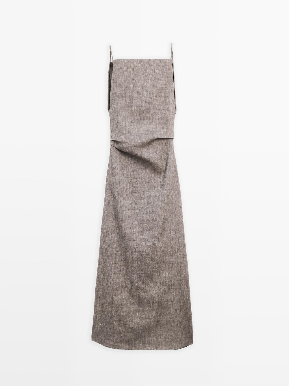 Flowy Square Neck Midi Dress Newgew Dresses