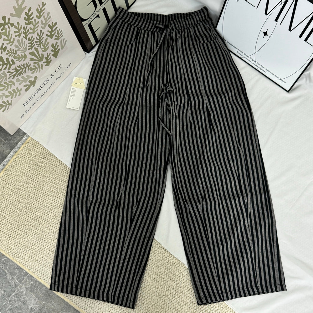 Lazy And Draping Straight-Leg Trousers PinTow