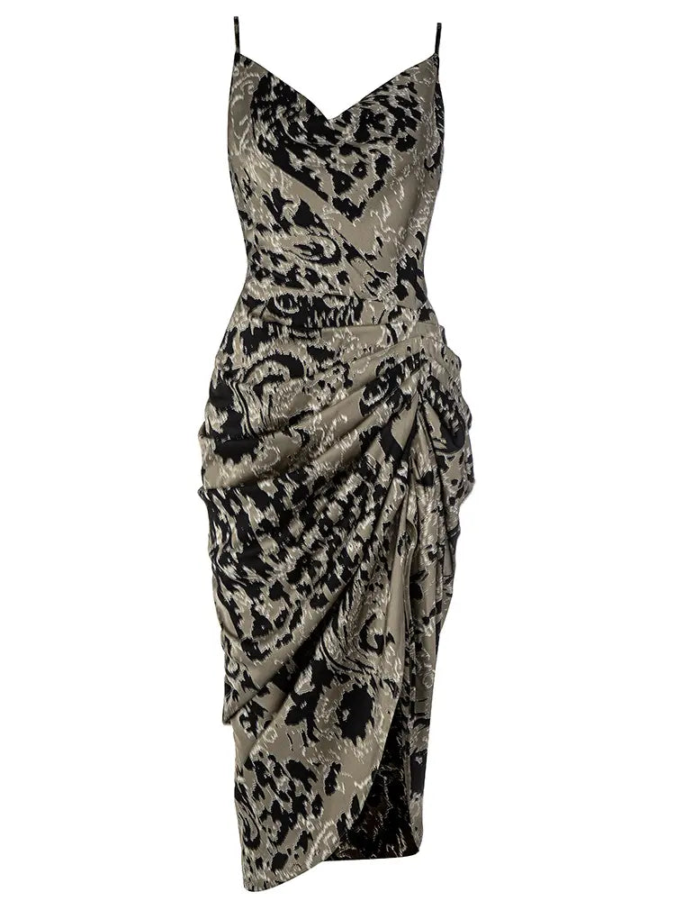 Vintage Ruched Backless Gown Newgew Dresses