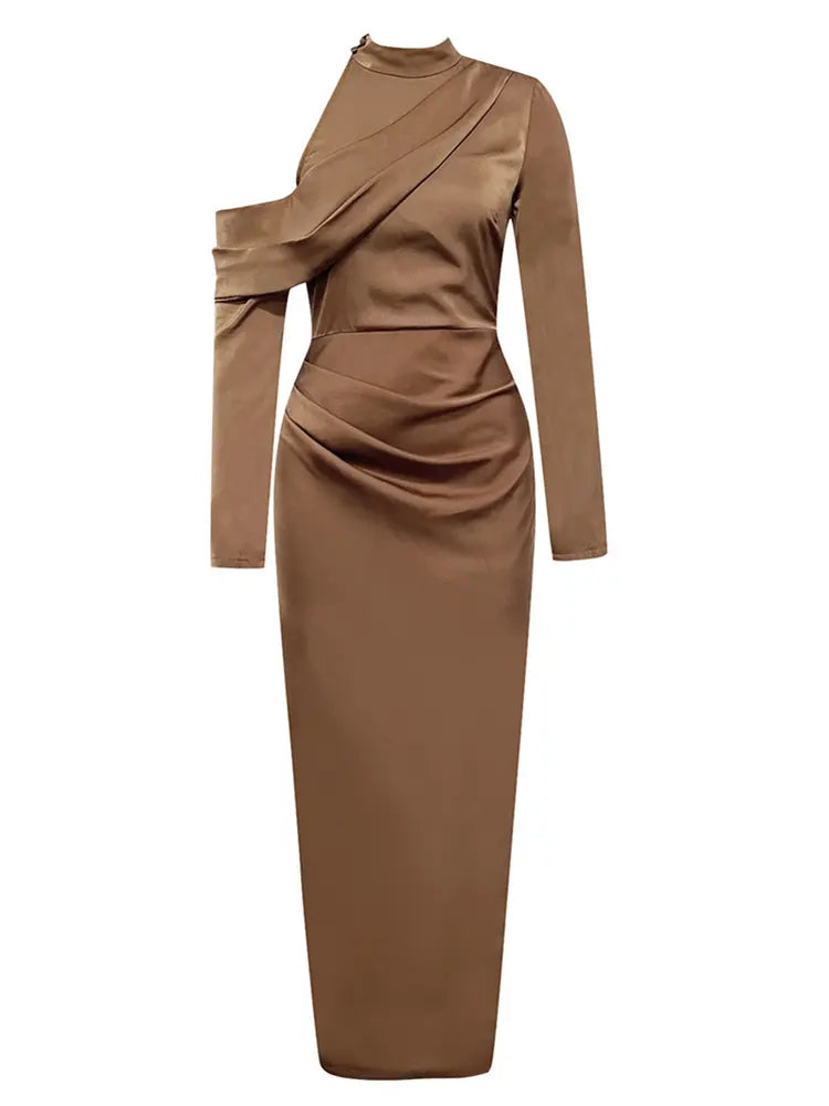 Minimalist Side-Slit Evening Dress Newgew Dresses