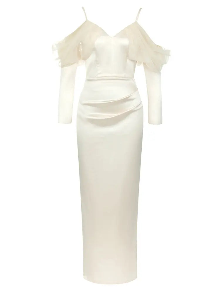 Vintage Spaghetti Strap Split Dress Newgew Dresses