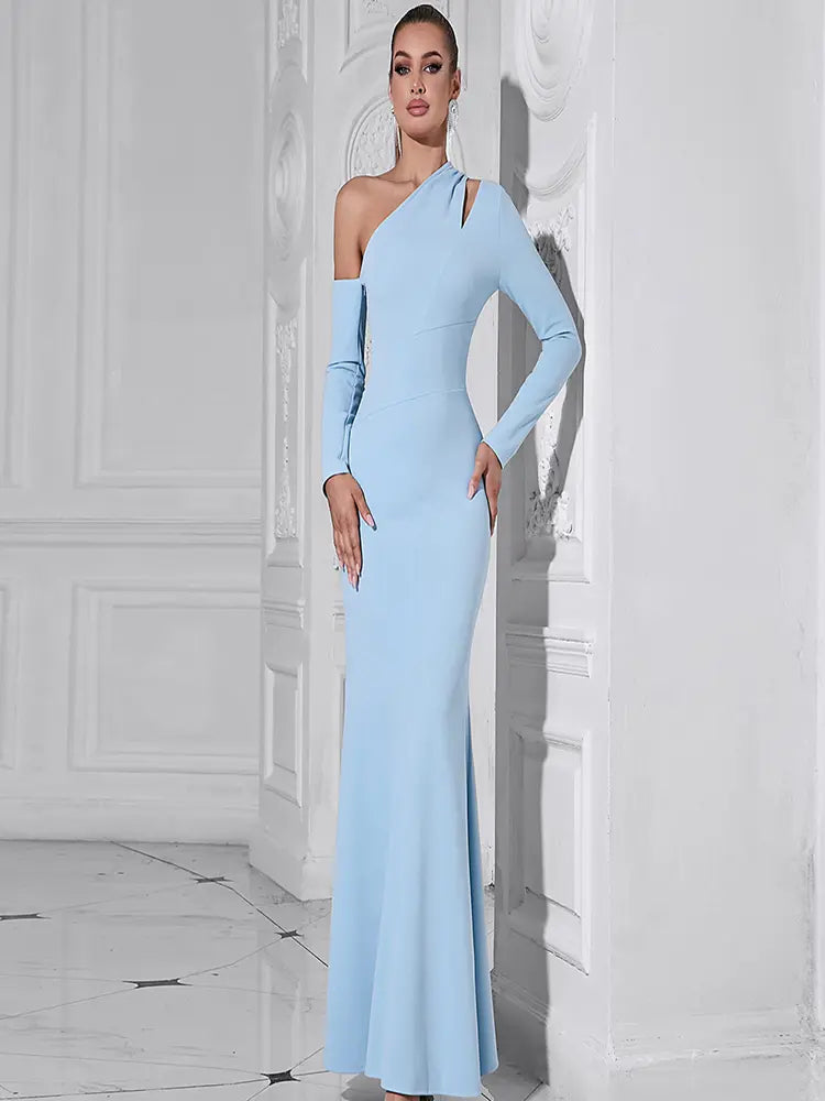 Off-Shoulder Bodycon Evening Gown Newgew Dresses