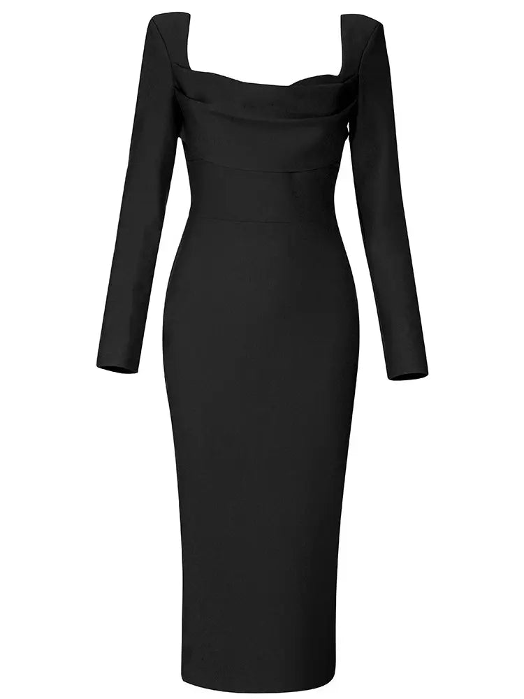 Bandage Square Neck Dress Newgew Dresses