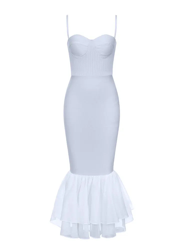 Vintage Square Neck Bodycon Dress Newgew Dresses