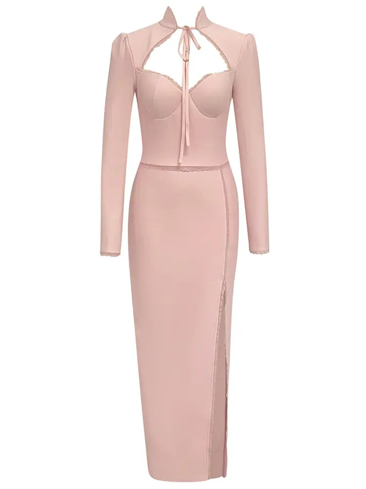 Fashion Long Sleeve Strapless Dress Newgew Dresses