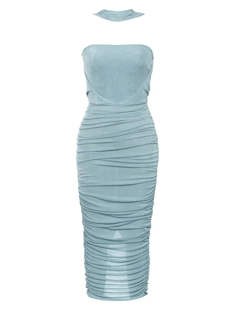 Cross Neckline Evening Dress Newgew Dresses