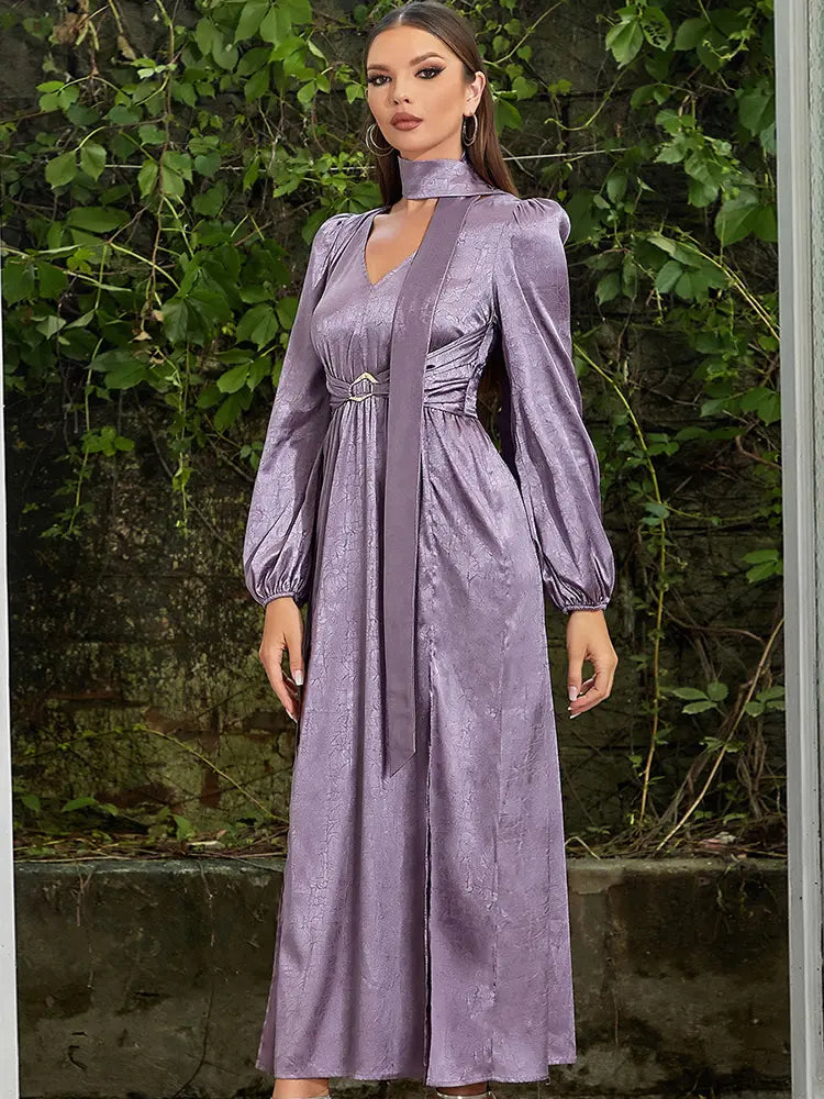 Elegant V-Neck Dress Newgew Dresses