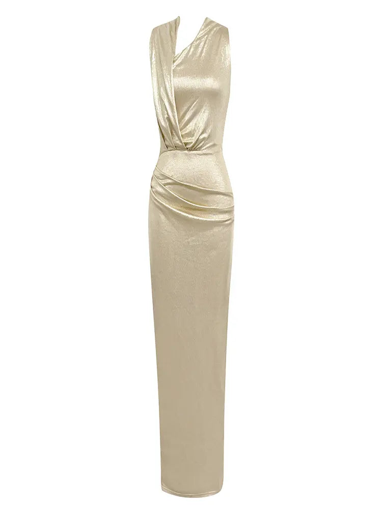 & Chic Sleeveless Split Dress Newgew Dresses