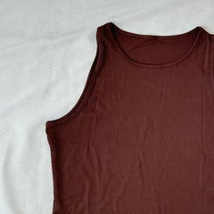 Sleeveless Placket One-Piece Suit PinTow