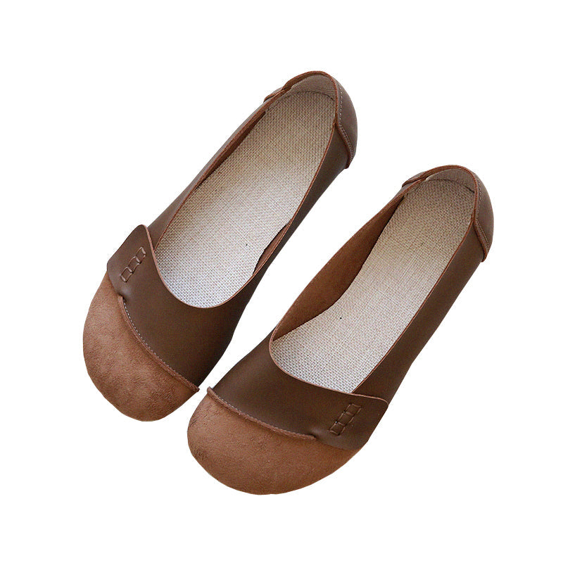 Women Retro Soft Summer Flats Shoes Newgew Shoes