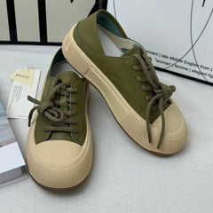 Green Chunky-Soled Casual Shoes PinTow