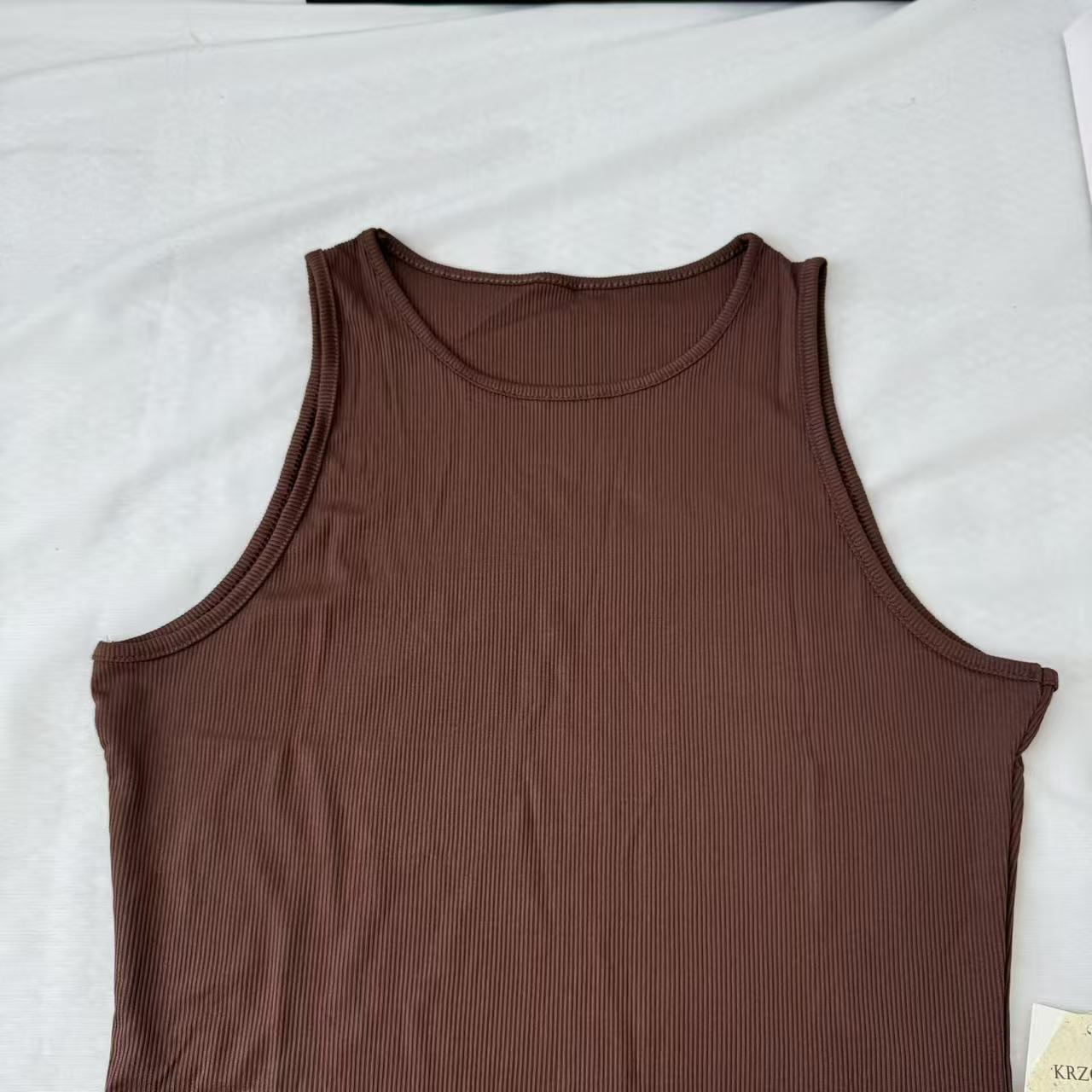 Sleeveless Placket One-Piece Suit PinTow
