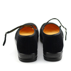 Women's Old Cloth Black Area Hotel Canvas Shoes Newgew
