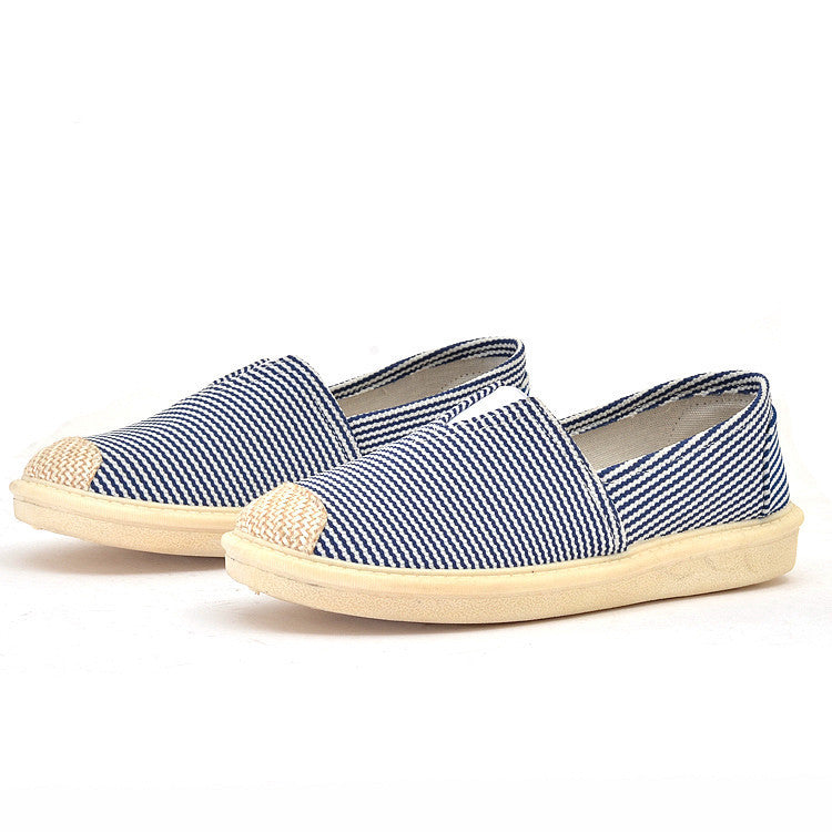 Style Breathable Slip-on Flat Soft Canvas Shoes Newgew