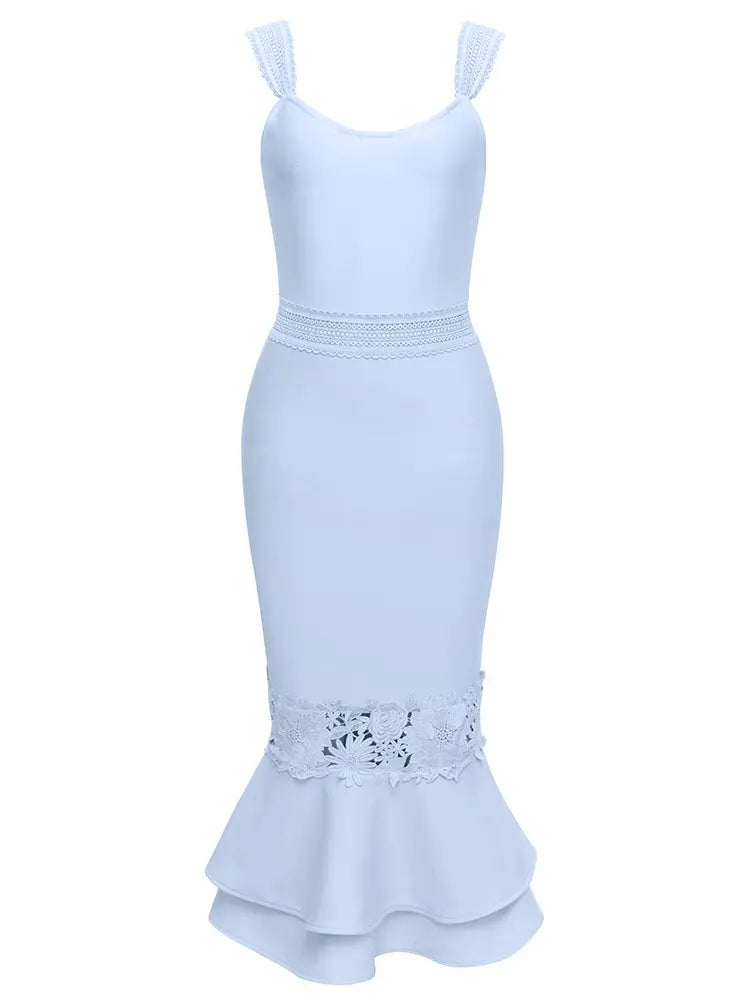 Lace Bandage Fish-tail Dress Newgew Dresses