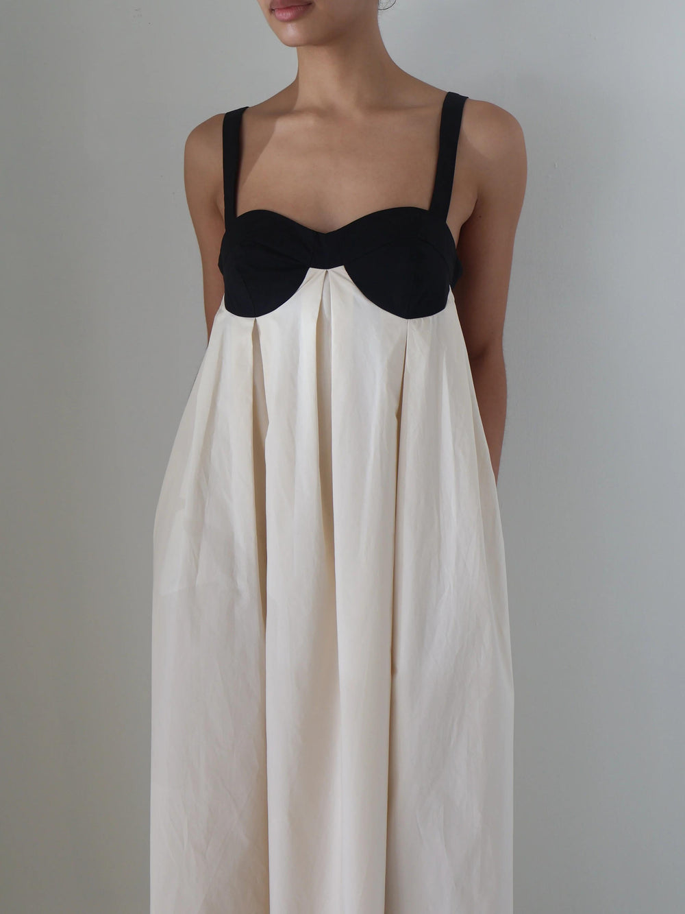 Amelia Cotton Pleat Maxi Dress Newgew Dresses