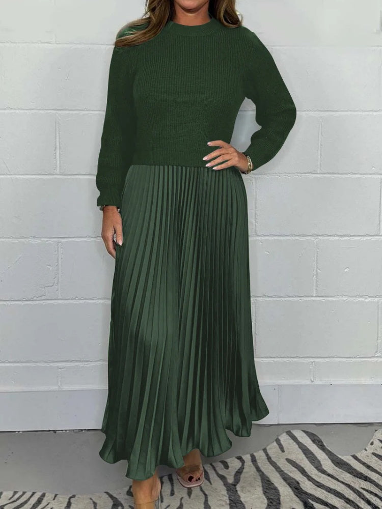 Pleated Panel Dress – PinTow