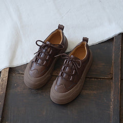 Women Autumn Retro Minimalist Soft Casual Shoes Newgew Shoes