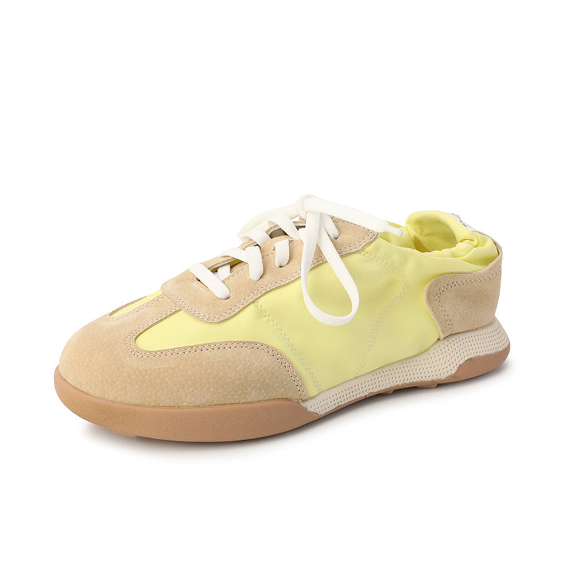 Women Patchwork Leather Comfort Soft Casual Shoes Newgew Shoes