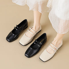 Women Minimalist Solid Soft Flat Casual Shoes Newgew Shoes