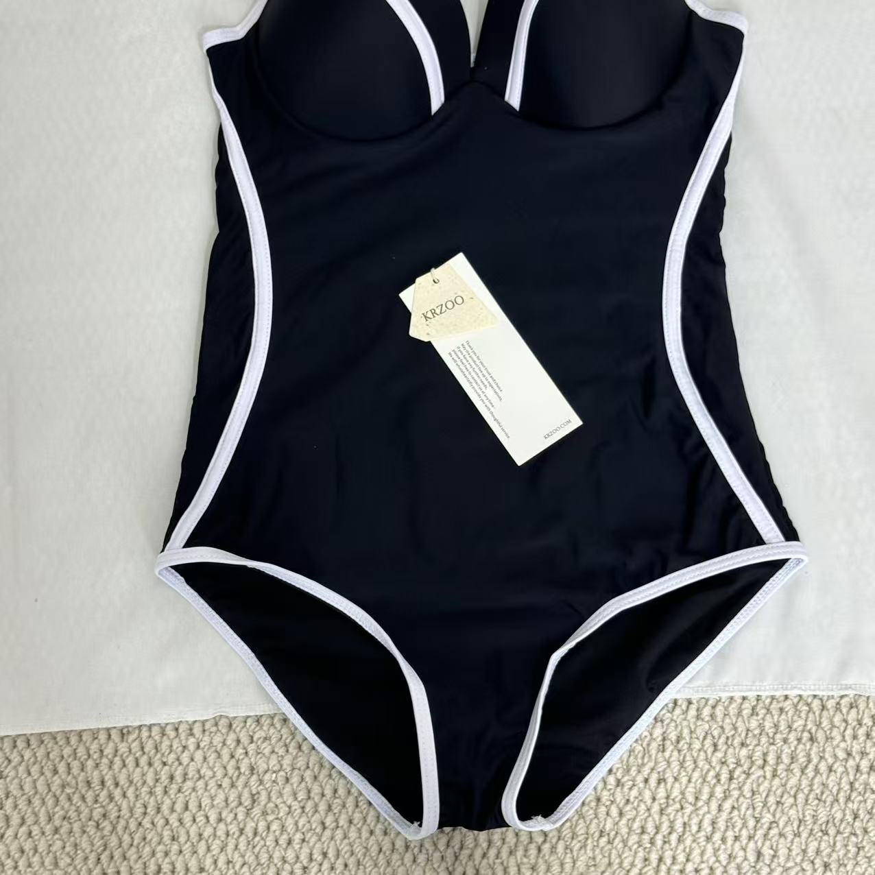 High-Waisted Slimming Swimsuit PinTow