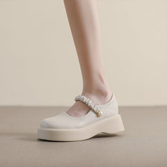 Women Minimalist Soft Leather Mary Jane Shoes Newgew Shoes