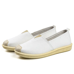 Style Breathable Slip-on Flat Soft Canvas Shoes Newgew