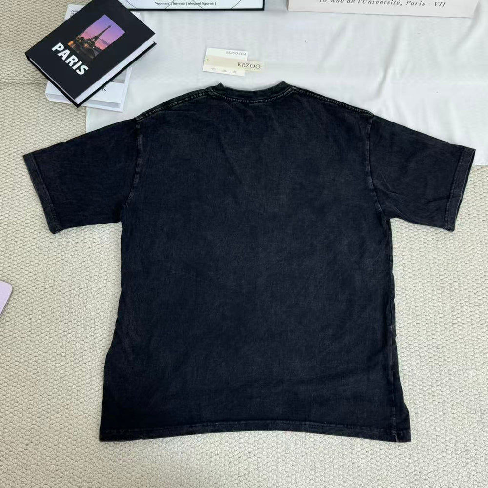Butterfly Washed Distressed Vintage T-Shirt PinTow