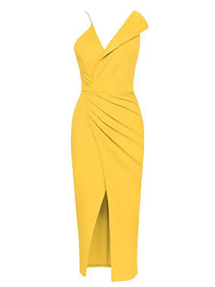 One-Shoulder Sleeveless Dress Newgew Dresses