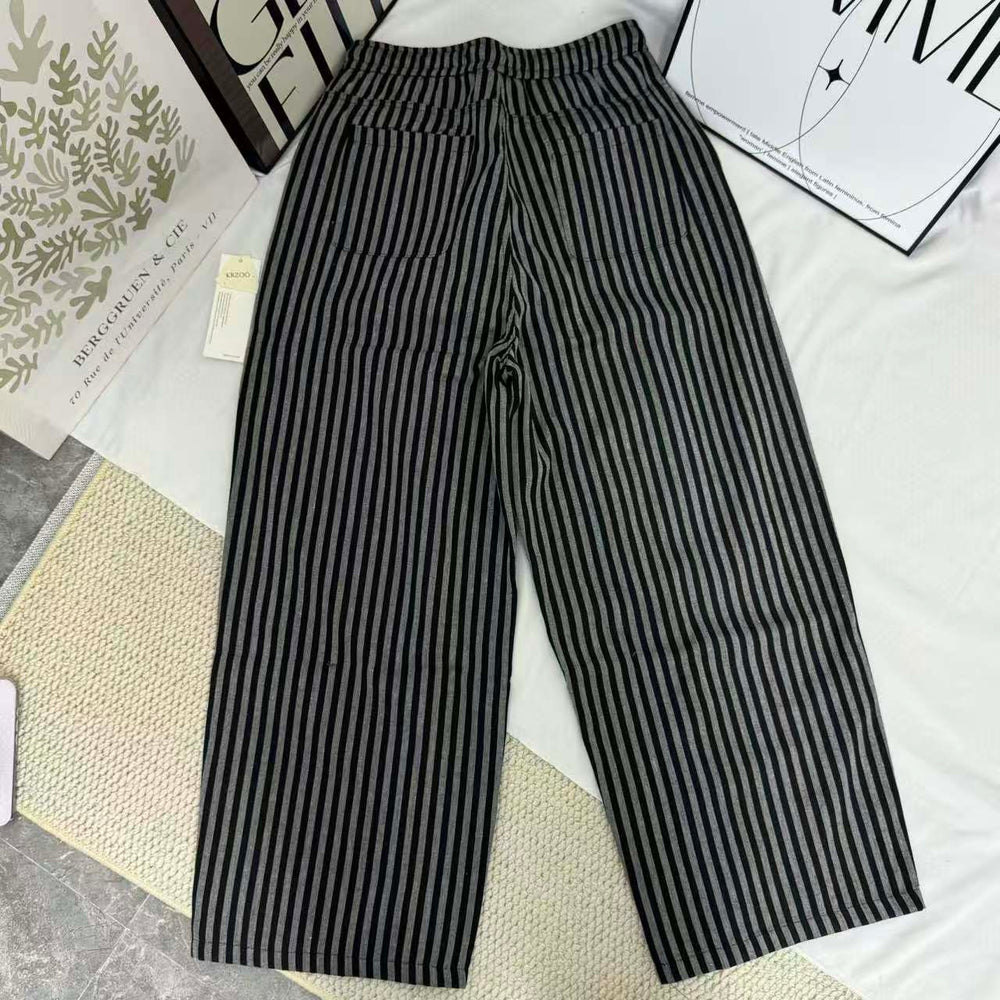 Lazy And Draping Straight-Leg Trousers PinTow