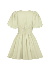 Bow Cutout Lace-Up Mini Dress Newgew Dresses