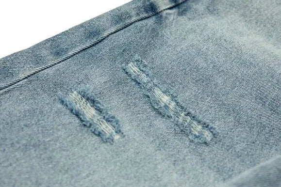 Balloon Fit Distressed Denim Jeans Newgew