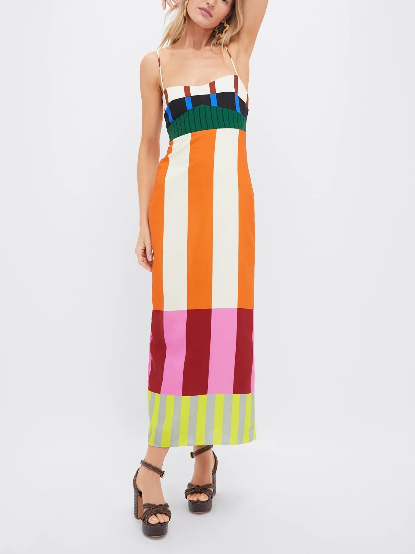 Bengal Multi Paloma Maxi Dress Newgew Dresses