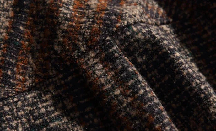 Boucle Texture Check Overshirt Newgew