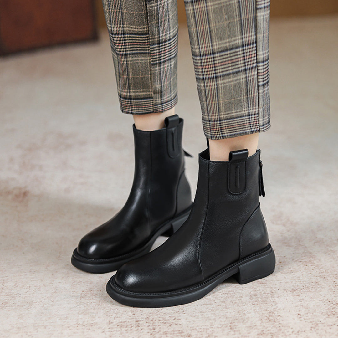 British Style Chelsea Leather Boots Newgew Shoes