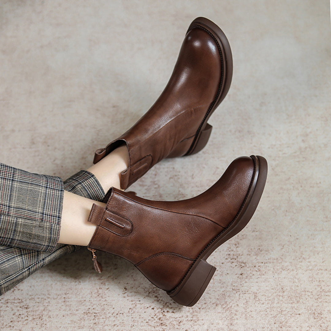 British Style Chelsea Leather Boots Newgew Shoes