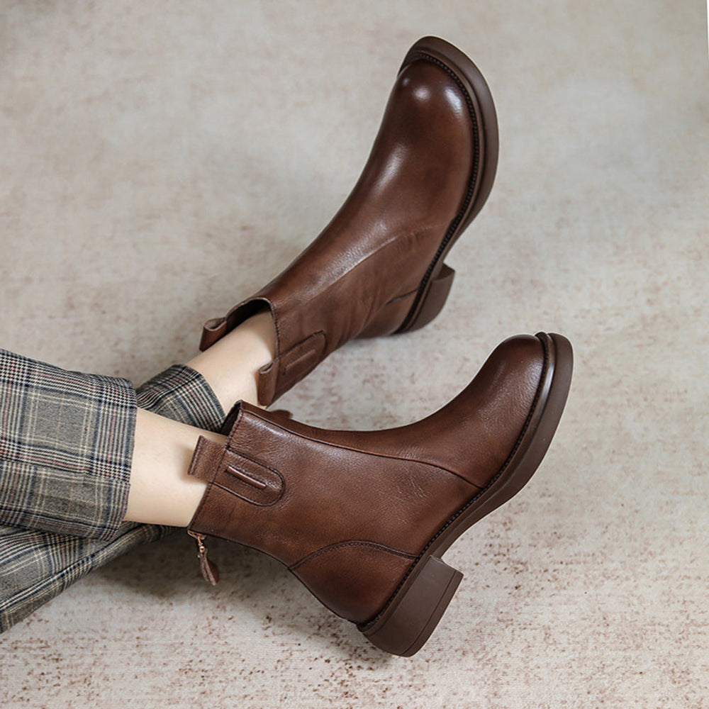 British Style Chelsea Leather Boots Newgew Shoes