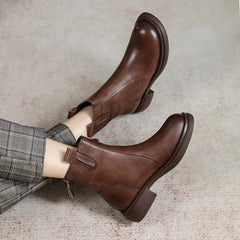 British Style Chelsea Leather Boots Newgew Shoes