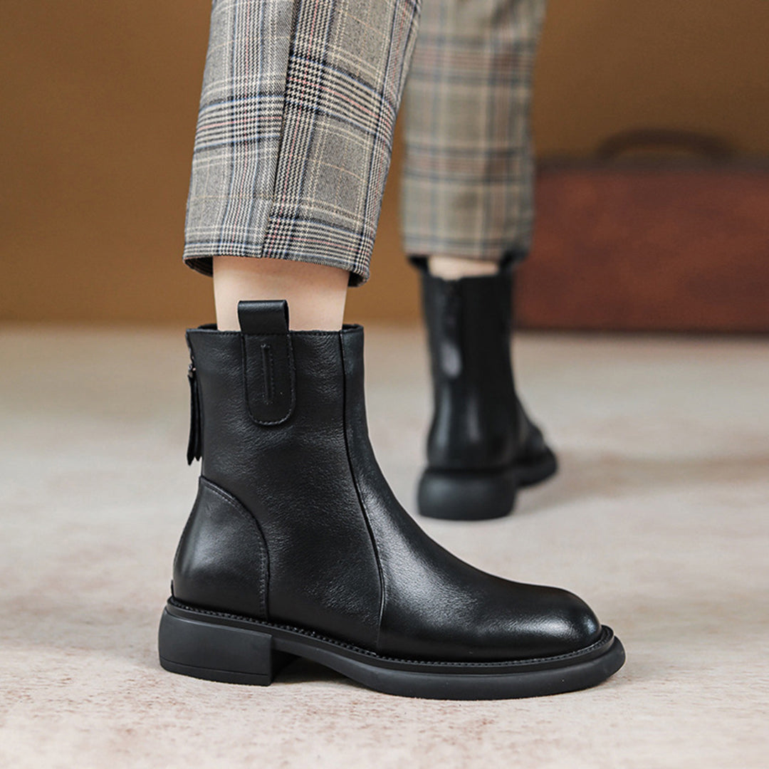 British Style Chelsea Leather Boots Newgew Shoes