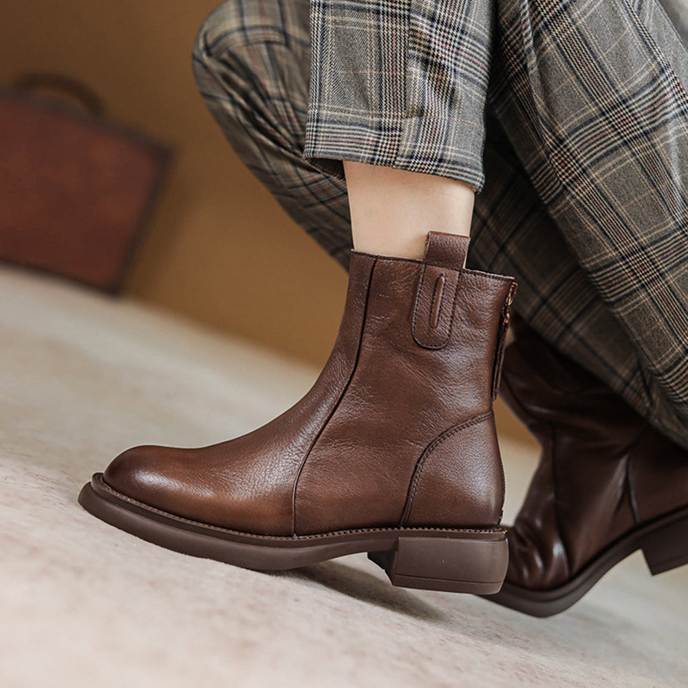 British Style Chelsea Leather Boots Newgew Shoes