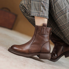 British Style Chelsea Leather Boots Newgew Shoes