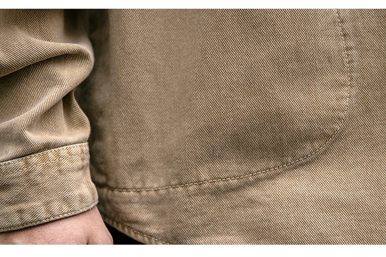 Garment Dyed Cargo Overshirt Newgew