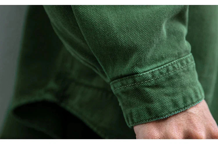 Garment Dyed Cargo Overshirt Newgew