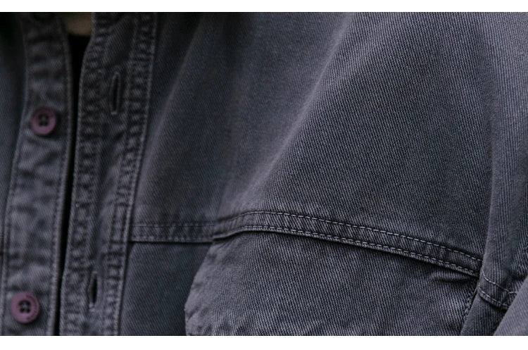 Garment Dyed Cargo Overshirt Newgew